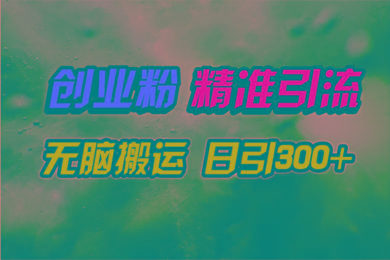 (9875期)视频号纯搬运日引300+创业粉教程！